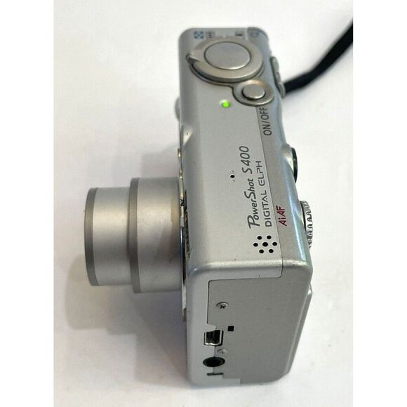 Canon Digital Elph PowerShot S400 Camera W/ 2 Batteries/SD Card 8GB READ - Picture 9 of 16
